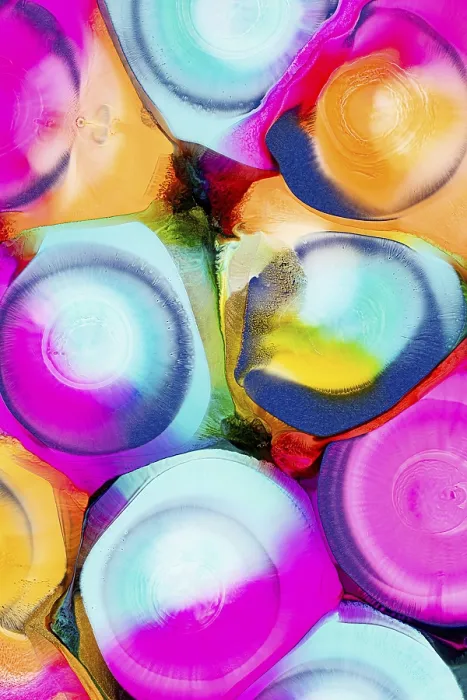 Framed Print : Vibrant Abstract Ink Patterns Print Framed Print : Vibrant Abstract Ink Patterns Print