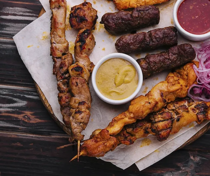 Framed Print : Assorted Grilled Meats Print Framed Print : Assorted Grilled Meats Print
