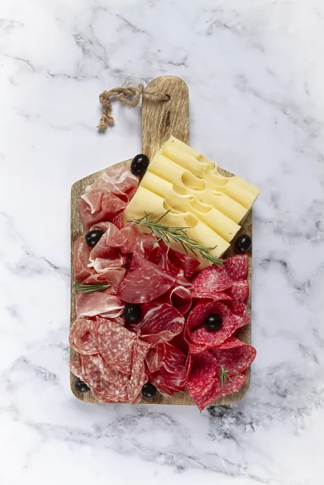 Framed Print : Assorted Meat and Cheese Print Framed Print : Assorted Meat and Cheese Print