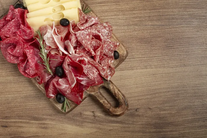 Framed Print : Assorted Meat Platter Print Framed Print : Assorted Meat Platter Print