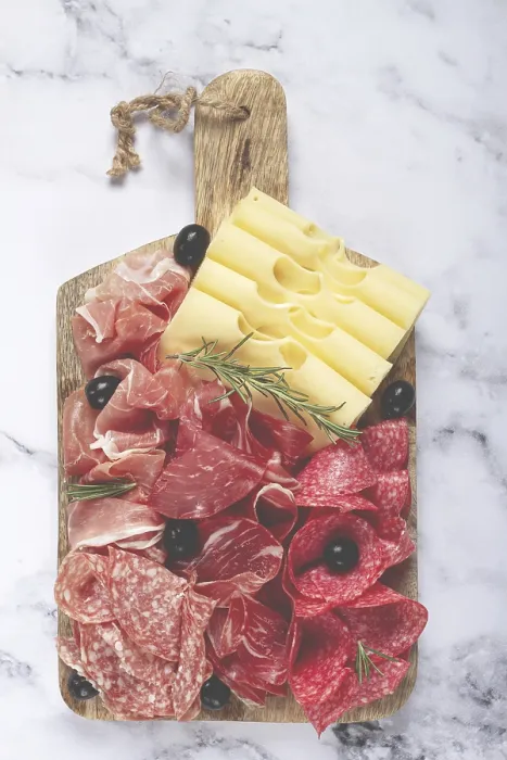 Framed Print : Assorted Meat and Cheese Print Framed Print : Assorted Meat and Cheese Print