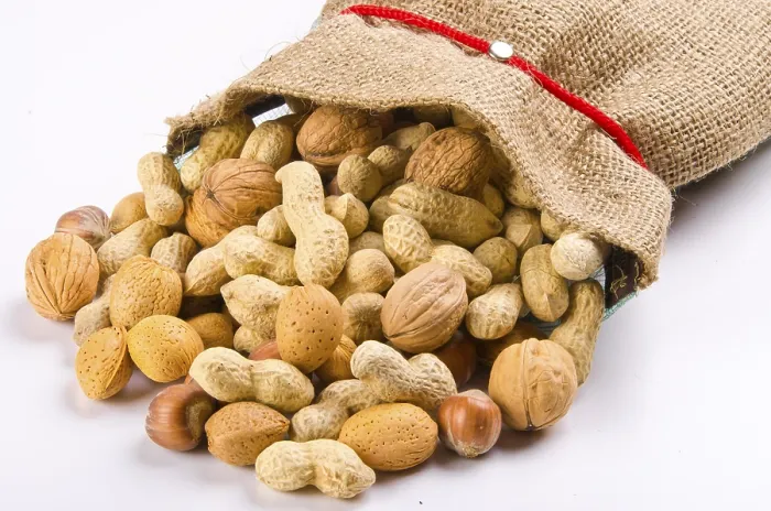 Framed Print : Assorted Nuts Print - Aromatic Delights Framed Print : Assorted Nuts Print - Aromatic Delights
