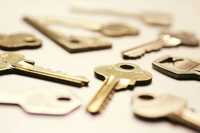 Framed Print : Assortment of Keys Print Framed Print : Assortment of Keys Print
