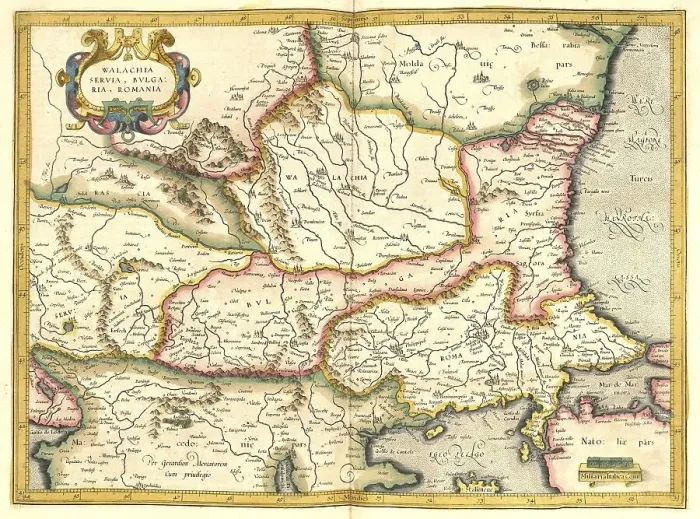 Framed Print : Digitally restored Print of Wallachia from 1623 Atlas by Gerhard Mercator Framed Print : Digitally restored Print of Wallachia from 1623 Atlas by Gerhard Mercator