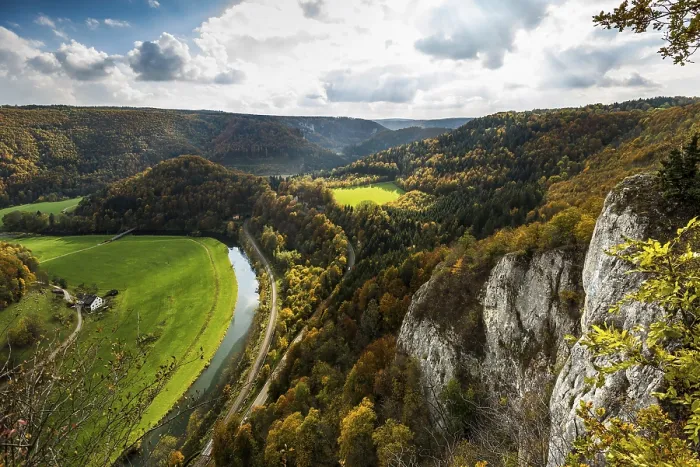 Framed Print : Autumnal Forest Print, Upper Danube Valley, Germany Framed Print : Autumnal Forest Print, Upper Danube Valley, Germany