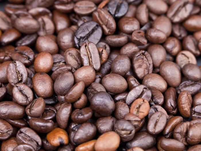 Framed Print : Roasted Coffee Beans Print Background Framed Print : Roasted Coffee Beans Print Background
