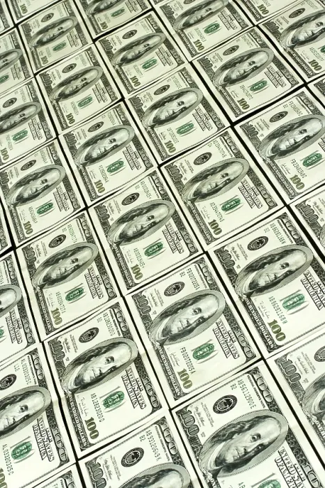 Framed Print : Stack of US $100 Bank Notes Print Framed Print : Stack of US $100 Bank Notes Print
