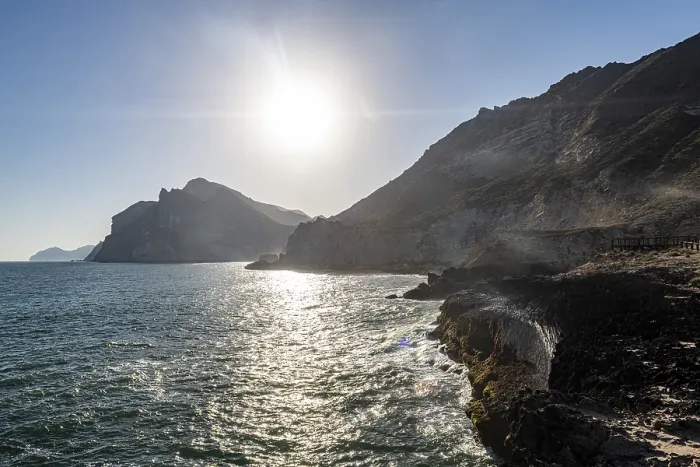 Framed Print : Rugged Cliffs Print: Mughsail Beach, Salalah, Oman Framed Print : Rugged Cliffs Print: Mughsail Beach, Salalah, Oman