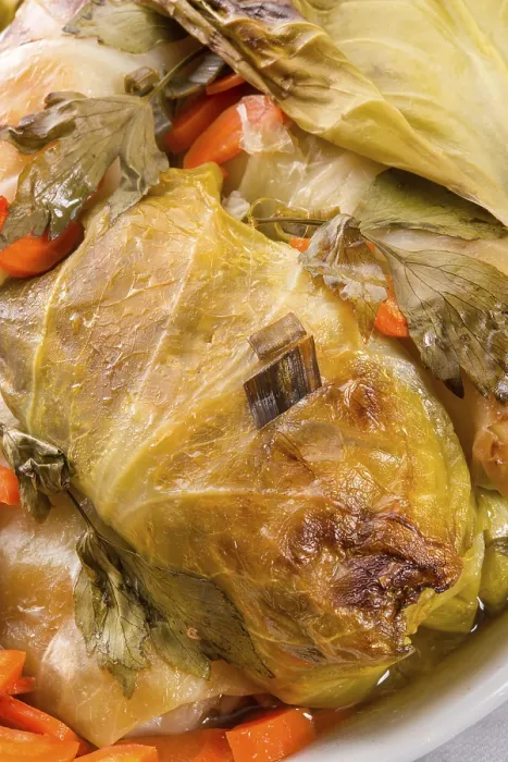 Framed Print : Baked Cabbage Rolls Print