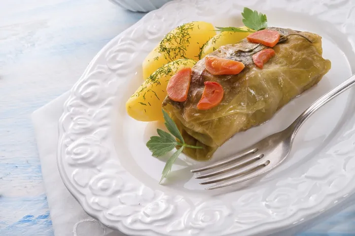 Framed Print : Baked Cabbage Rolls Print Framed Print : Baked Cabbage Rolls Print
