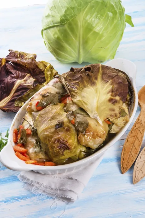 Framed Print : Baked Cabbage Rolls Print Framed Print : Baked Cabbage Rolls Print