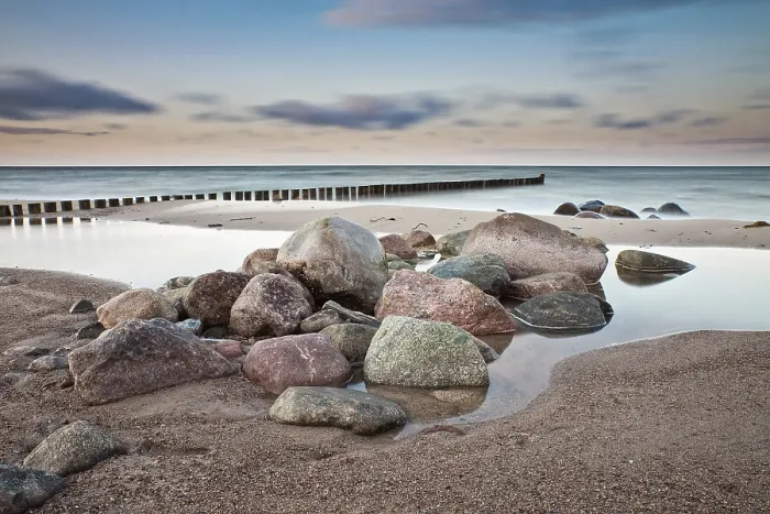 Framed Print : On the Baltic Coast Print