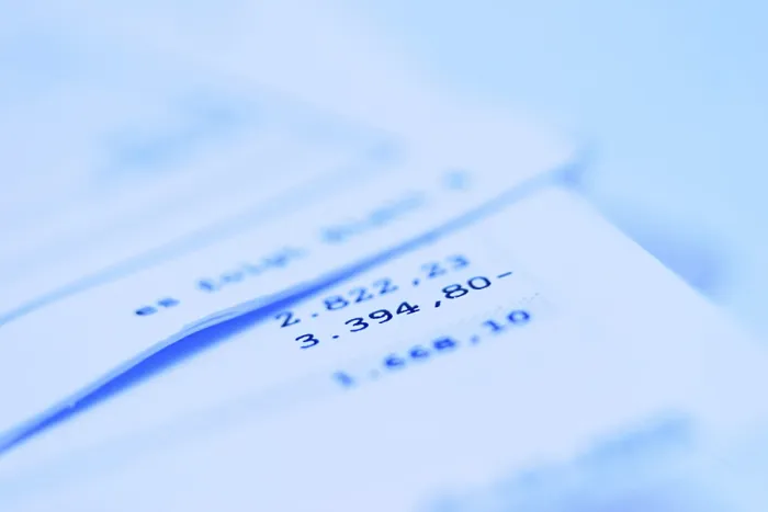 Framed Print : Bank Statement Print from imageBROKER Framed Print : Bank Statement Print from imageBROKER