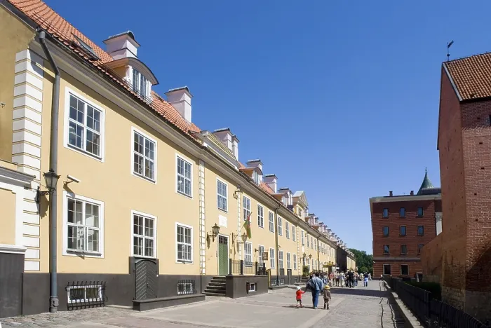 Framed Print : The former barracks, old town of Riga Print