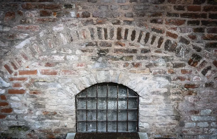 Framed Print : Print of Medieval Dungeon Window Bars Framed Print : Print of Medieval Dungeon Window Bars