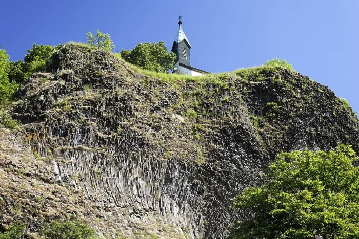 Framed Print : Basalt Rocks Print in Parkstein, Upper Palatinate, Bavaria