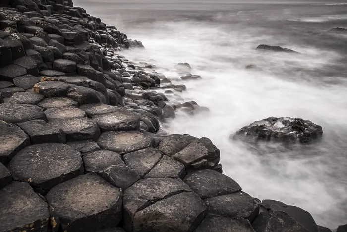 Framed Print : Basaltic Rocks Print, Giant's Causeway, Northern Ireland Framed Print : Basaltic Rocks Print, Giant's Causeway, Northern Ireland