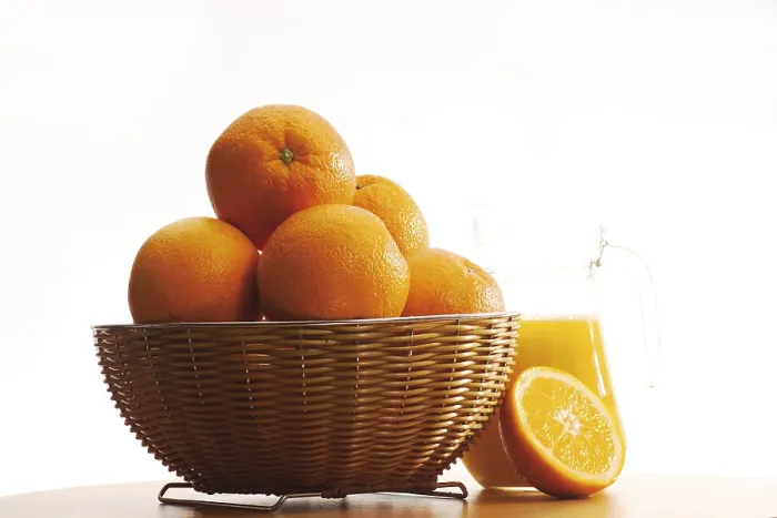 Framed Print : Basket of Oranges Print Framed Print : Basket of Oranges Print