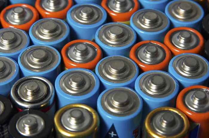 Framed Print : Batteries Print