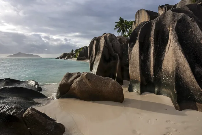 Framed Print : Anse Source d'Argent Beach Print, La Digue Island Framed Print : Anse Source d'Argent Beach Print, La Digue Island