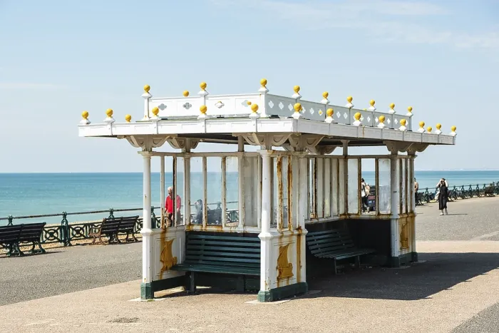 Framed Print : Brighton Seafront Beach Pavilion Print