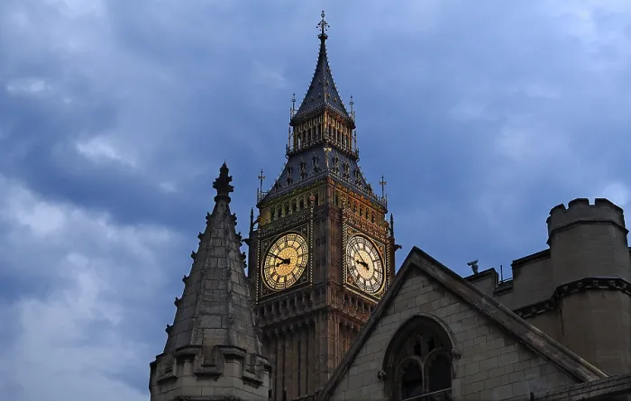 Framed Print : Big Ben Clock Tower Print at Dusk, London Framed Print : Big Ben Clock Tower Print at Dusk, London