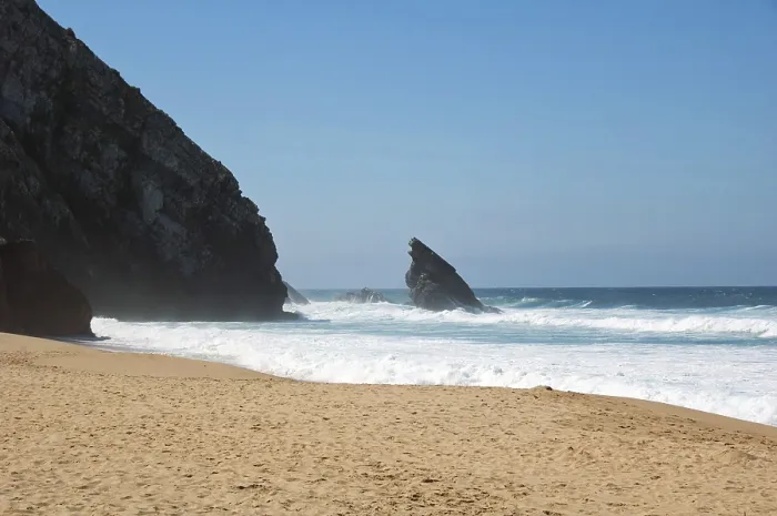 Framed Print : Big Waves in Atlantic Ocean Print, Portugal Framed Print : Big Waves in Atlantic Ocean Print, Portugal