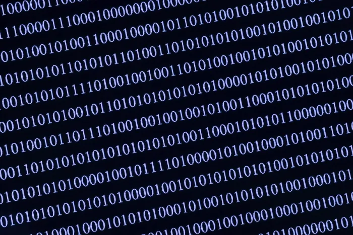 Framed Print : Binary Code Print: Digital Representation Framed Print : Binary Code Print: Digital Representation