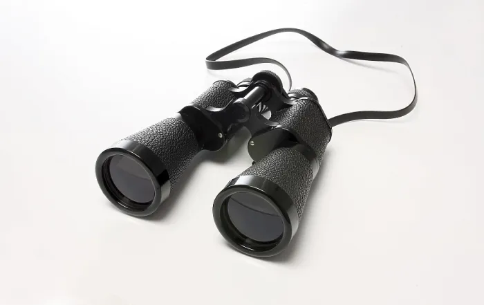 Framed Print : Binoculars Print - Close-Up View Framed Print : Binoculars Print - Close-Up View