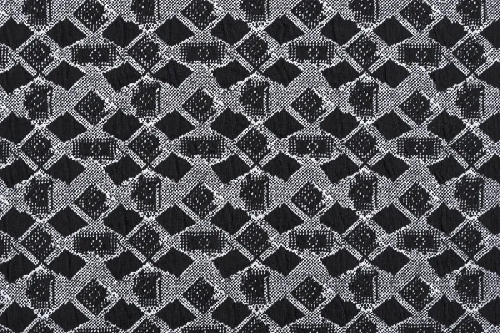 Framed Print : Black Material with Abstract Pattern Print Framed Print : Black Material with Abstract Pattern Print
