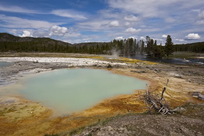 Framed Print : Black Opal Spring Print, Biscuit Basin, Yellowstone National Park Framed Print : Black Opal Spring Print, Biscuit Basin, Yellowstone National Park