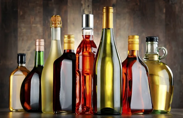 Framed Print : Assorted Alcoholic Beverages Print Framed Print : Assorted Alcoholic Beverages Print