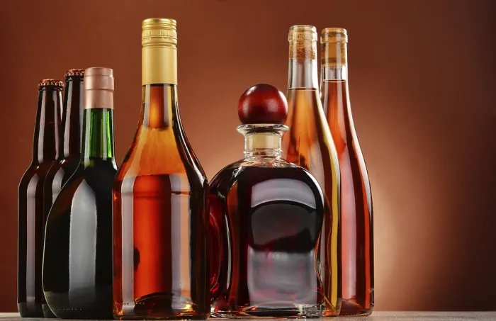 Framed Print : Assorted Alcoholic Beverages Print Framed Print : Assorted Alcoholic Beverages Print