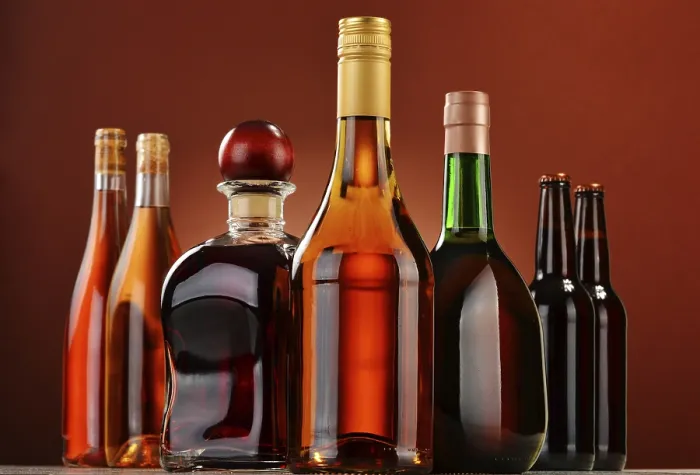 Framed Print : Bottles of Assorted Alcoholic Beverages Print Framed Print : Bottles of Assorted Alcoholic Beverages Print