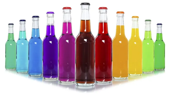 Framed Print : Colourful Drinks Bottles Print Framed Print : Colourful Drinks Bottles Print