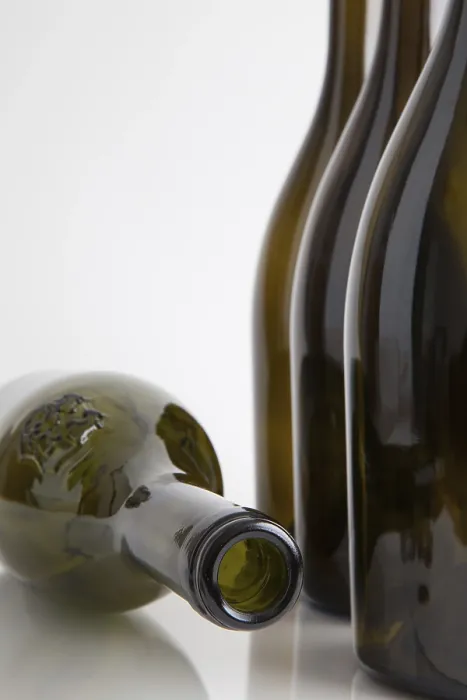 Framed Print : Four Empty Bottles of Wine Print Framed Print : Four Empty Bottles of Wine Print