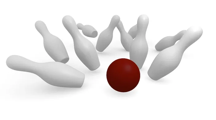 Framed Print : 3D Bowling Background Print on White Framed Print : 3D Bowling Background Print on White