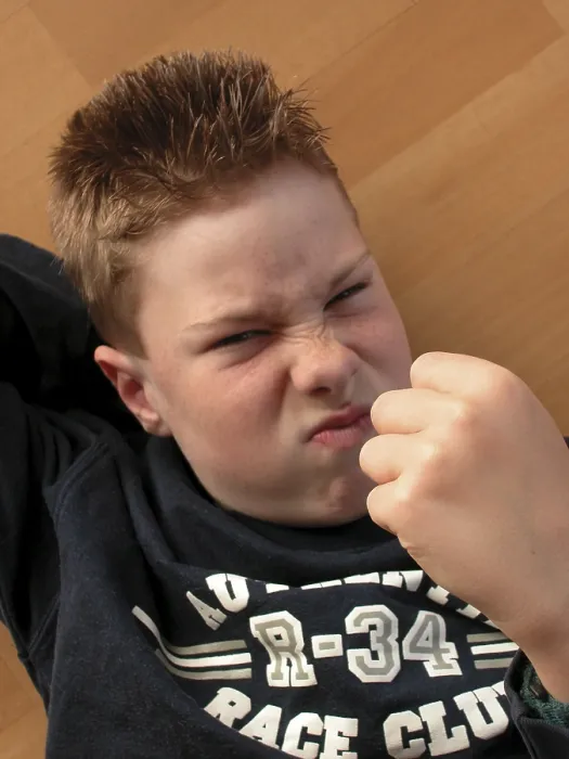 Framed Print : Angry Boy Print Framed Print : Angry Boy Print