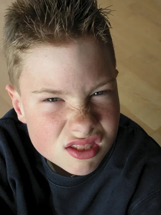 Framed Print : Angry Boy Print by ImageBROKER Framed Print : Angry Boy Print by ImageBROKER