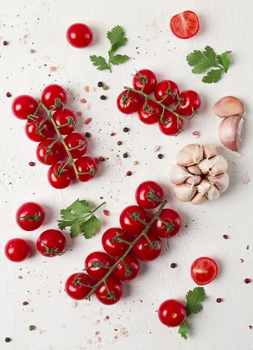 Framed Print : Branch with Mini Cherry Tomatoes Print