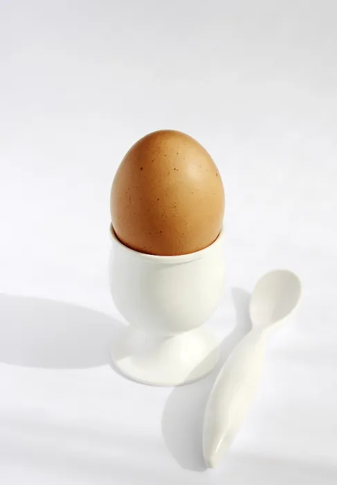 Framed Print : Breakfast Egg in Egg Cup Print, Germany Framed Print : Breakfast Egg in Egg Cup Print, Germany