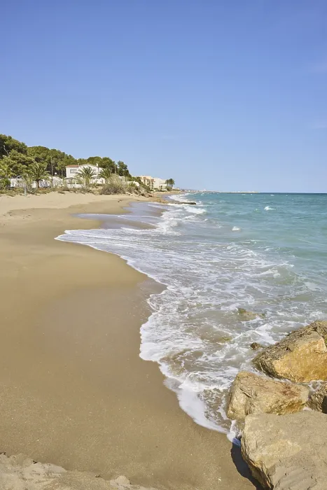 Framed Print : Breaking Waves Print, Tarragona Beach, Spain Framed Print : Breaking Waves Print, Tarragona Beach, Spain