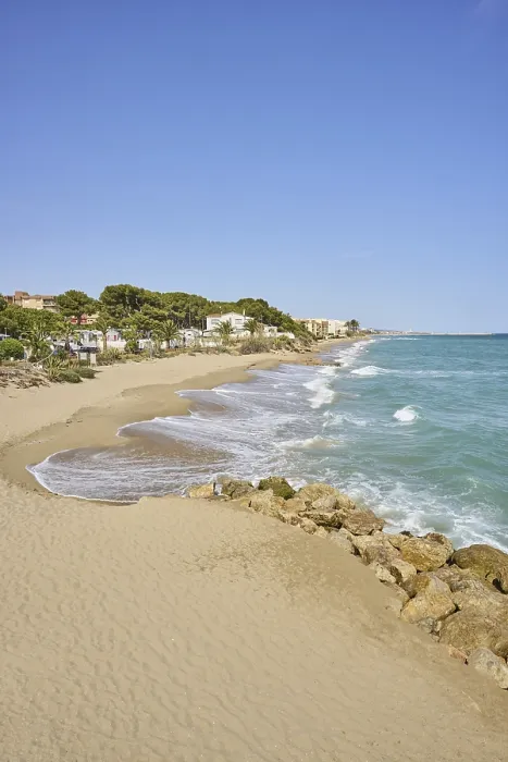 Framed Print : Breaking Waves Print, Tarragona Beach, Spain Framed Print : Breaking Waves Print, Tarragona Beach, Spain