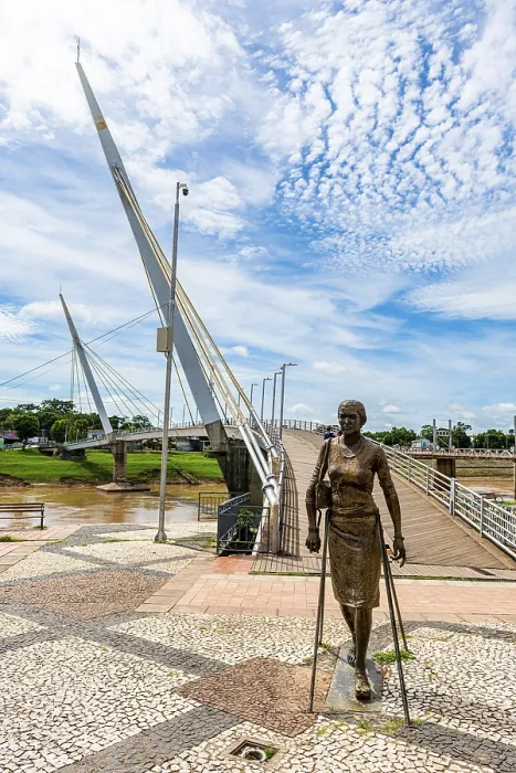 Framed Print : Bridge over the Acre River, Rio Branco, Brazil Print Framed Print : Bridge over the Acre River, Rio Branco, Brazil Print