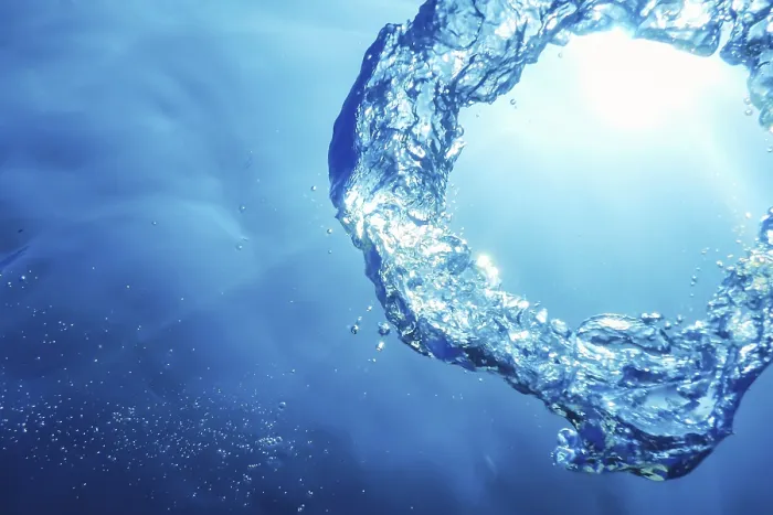 Framed Print : Bubble Ring Underwater Ascends Towards the Sun Print Framed Print : Bubble Ring Underwater Ascends Towards the Sun Print