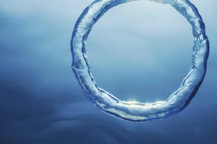 Framed Print : Bubble Ring Underwater Print Framed Print : Bubble Ring Underwater Print