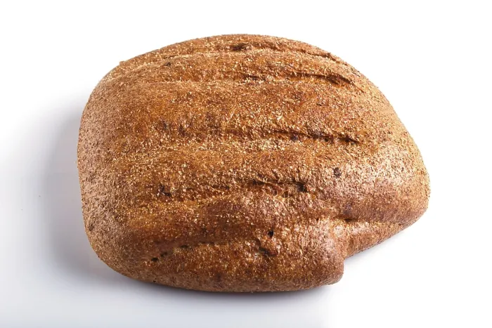 Framed Print : Buckwheat Bread Print on White Background