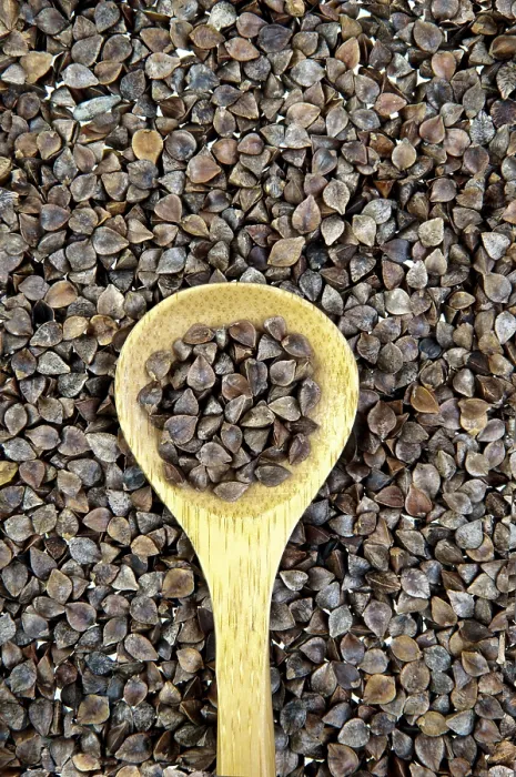 Framed Print : Buckwheat and a spoon Print Framed Print : Buckwheat and a spoon Print