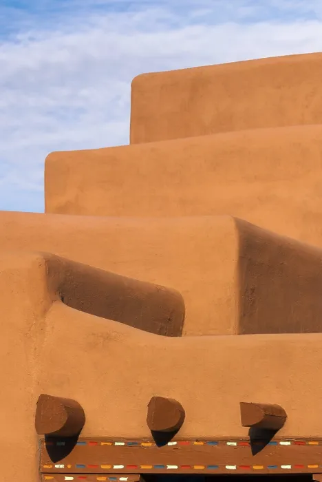 Framed Print : Adobe Architecture Print - Santa Fe, New Mexico Framed Print : Adobe Architecture Print - Santa Fe, New Mexico