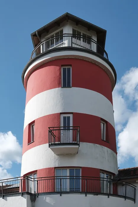 Framed Print : Lighthouse-Shaped Building Print, Brandenburg, Germany Framed Print : Lighthouse-Shaped Building Print, Brandenburg, Germany